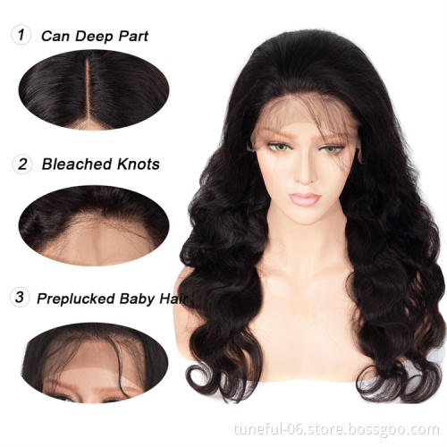 Wholesale Wigs 100% Human Hair Vendor Brazilian Highlight Lace Front Wigs Cuticle Aligned Virgin Human Hair Wigs For Black Women